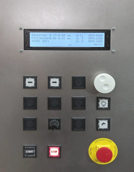Easy-to-use control panel of the ELITE JVC 700 model