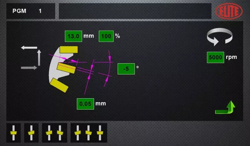 Touchscreen for quick and easy programming - ELITE model AVB 850