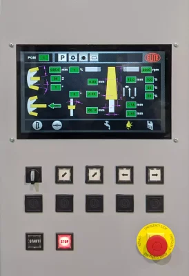 ELITE model GBT 850 control panel with colour display